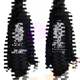 Linking Up New Music New Thinking Women Oversized Hoodie Back Print - Thegiftio