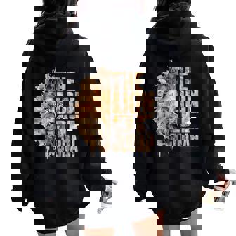 Lion Of Judah Jesus Christian Faith Women Women Oversized Hoodie Back Print - Seseable
