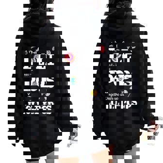 Lolli Pops Lollipops Grandmother Grandfather Couples Women Oversized Hoodie Back Print - Seseable