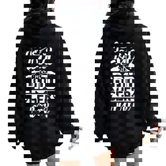 Loud And Proud Cheer Mom Cheerleader Women Oversized Hoodie Back Print - Thegiftio