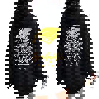 Mama Senior 2024 Proud Mama Of A Class Of 2024 Graduate Women Oversized Hoodie Back Print - Seseable