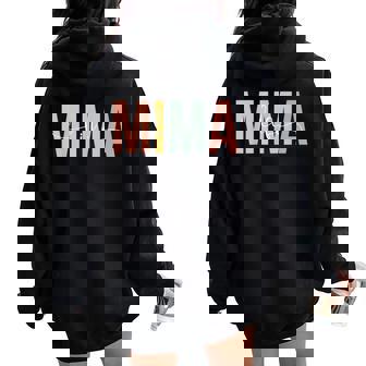 Mima Life Mima Grandma Mima Grandmother Women Oversized Hoodie Back Print | Mazezy