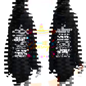 Nacho Average Mama Cinco De Mayo Mexican Matching Family Mom Women Oversized Hoodie Back Print | Seseable UK