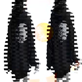 Palm Tree Summer Beach Summer Vacation Men Women Oversized Hoodie Back Print - Thegiftio UK