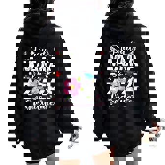 Proud Mama Of A Class Of 2024 Graduate 2024 Senior Mom 2024 Women Oversized Hoodie Back Print - Seseable
