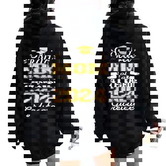 Proud Mom Of 4Th Grade Graduate 2024 Elementary Grad Women Oversized Hoodie Back Print | Seseable CA