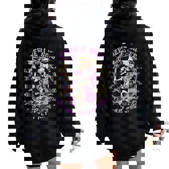 There It Goes My Last Flying F-Ck Sarcastic Women Oversized Hoodie Back Print | Seseable UK