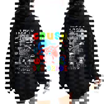Ready To Crush 6Th Grade Dabbing Game Controller Students Women Oversized Hoodie Back Print | Mazezy