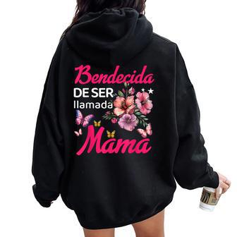 Regalos Para Mama Dia De Las Madre Espanol Camiseta Abuela Women Oversized Hoodie Back Print | Mazezy CA