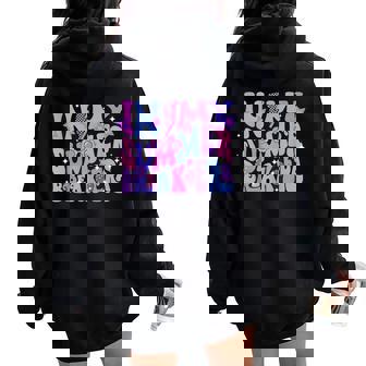 Retro Disco Groovy Last Day Of School In My Summer Break Era Women Oversized Hoodie Back Print | Mazezy