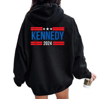 Robert Kennedy Jr 2024 President Kennedy 2024 Women Oversized Hoodie Back Print | Mazezy