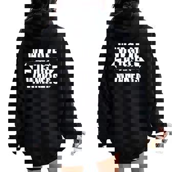 Rude Adult Humour Group Friend Matching Women Oversized Hoodie Back Print - Thegiftio UK