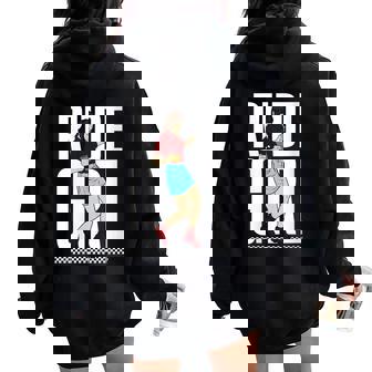 Rude Girl 1969 Trojan Skinhead Clothing Women Oversized Hoodie Back Print - Thegiftio UK