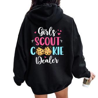 Scout For Girls Cookie Dealer Women Oversized Hoodie Back Print | Mazezy