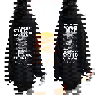 S'more Of Jesus Less Of Me Christian Smore Women Oversized Hoodie Back Print - Thegiftio