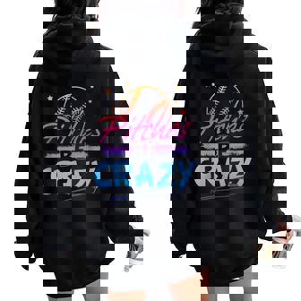 Softball Girls Softball Player Softball Women Oversized Hoodie Back Print - Thegiftio