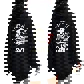 Someone's Cool Ass Aunt Cool Auntie Club Skull Skeleton Women Oversized Hoodie Back Print - Thegiftio