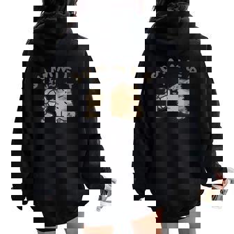 Summer Fu Cute Cat Loose Harajuku Cat Lover Cat Mom Women Oversized Hoodie Back Print - Seseable