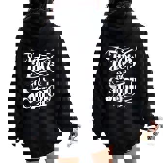 Tattoos Are Stupid Sarcastic Ink Addict Tattoo For Women Women Oversized Hoodie Back Print - Thegiftio UK