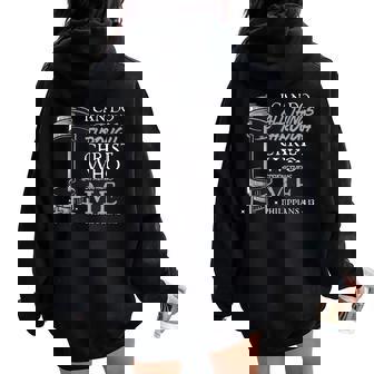Can Do All Things Weightlifter Gym Christian Bible Verse Women Oversized Hoodie Back Print - Seseable