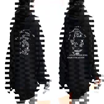 The Tired Teachers Department In My Teacher Era Teacher Life Women Oversized Hoodie Back Print | Seseable CA