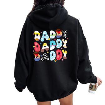 Toy Story Daddy Boy Mom Fathers Day For Womens Women Oversized Hoodie Back Print - Monsterry AU