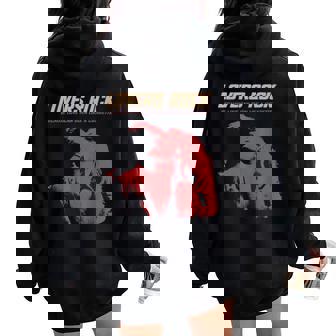 Tv Retro Girl French Vintage Exit Lovers 90S Rock Women Oversized Hoodie Back Print - Thegiftio
