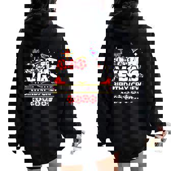 Vegas Birthday Crew Vegas Girls Trip Vegas Birthday Women Oversized Hoodie Back Print - Thegiftio
