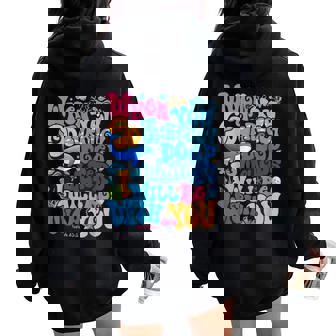 When You Go Through Deep Waters Scuba Vbs 2024 Christian Women Oversized Hoodie Back Print - Thegiftio