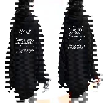 We Will Dance Again Retro 70S Style For Women Women Oversized Hoodie Back Print - Seseable
