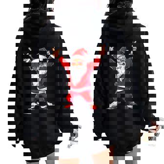 Happy Christmas Santa For Boys Girls Christmas Women Oversized Hoodie Back Print | Seseable UK