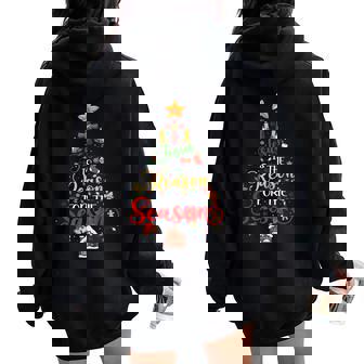 Jesus Is The Reason For The Season Christian Faith Christmas Women Oversized Hoodie Back Print - Monsterry