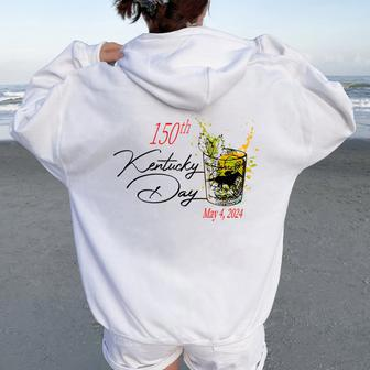 150Th Derby Day 2024 May Horse Racing Women Oversized Hoodie Back Print - Monsterry CA