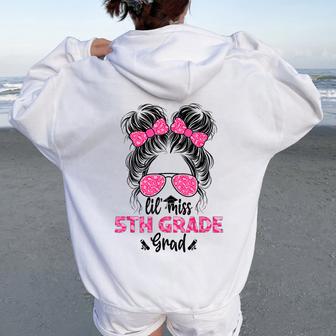 5Th Grade Graduation Little Miss 5Th Grade Grad 2024 Women Oversized Hoodie Back Print - Monsterry CA