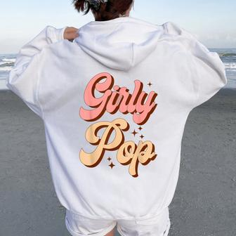 Girly Pop Trendy Slaying Queen Women Oversized Hoodie Back Print - Monsterry AU