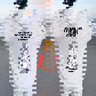 Guinea Pig Queen Guinea Pig Pet Guinea Pig Women Oversized Hoodie Back Print - Thegiftio