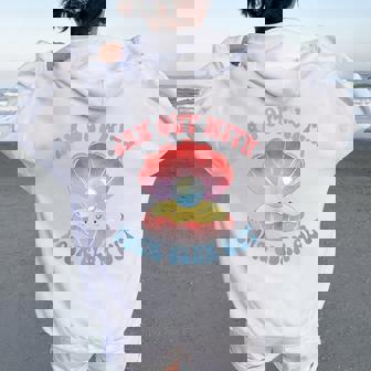 Jam Out With Your Clam Out Party Girls Night Out Women Oversized Hoodie Back Print - Thegiftio