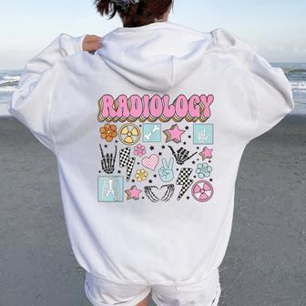 Retro Radiology Nurse Rad Tech Ct Mri Tech Graduation Women Oversized Hoodie Back Print - Seseable
