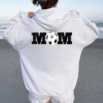 Soccer Mom California Travel Team Women Oversized Hoodie Back Print - Monsterry DE