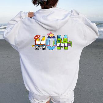 Toy Story Mama Boy Mom Mommy Happy Mother's Day Women Oversized Hoodie Back Print - Seseable