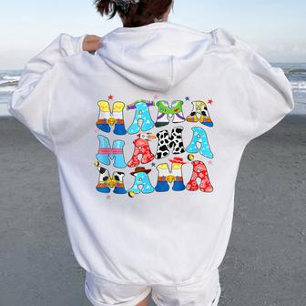 Toy Story Mama Boy Mom Mother's Day For Womens Women Oversized Hoodie Back Print - Monsterry CA