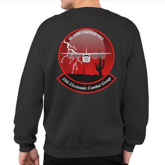 55Th Electronic Combat Group Air Force Military Patch Sweatshirt Back Print - Monsterry CA