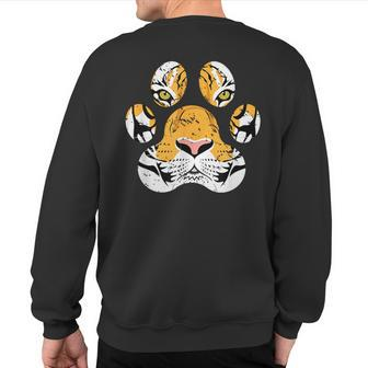 Asia Wild Animal Lover Tiger Sweatshirt Back Print - Monsterry UK