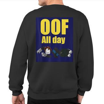 Bacon Hair Boy Oof All Day For Pc Vr & Video Gamers Sweatshirt Back Print - Monsterry AU