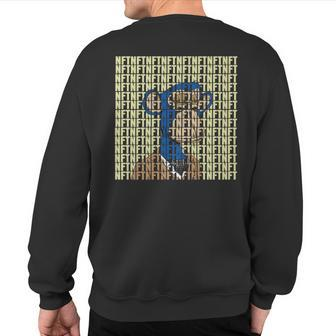 Bored Ape Yacht Club Cravat Nft Graphic Sweatshirt Back Print - Monsterry
