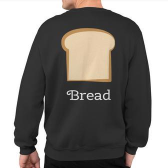 Bread Group Costume Bread And Butter Sweatshirt Back Print - Monsterry