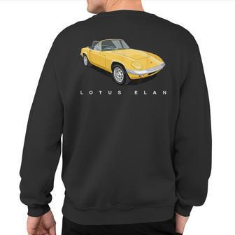 British Classic Super Cars Lotus Elan Sweatshirt Back Print - Monsterry UK