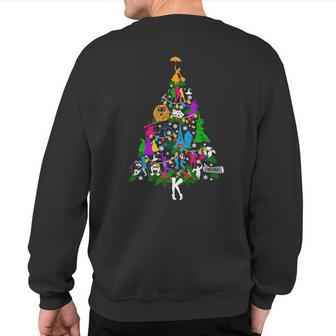 Broadway Musical Theater Christmas Tree Sweatshirt Back Print - Seseable