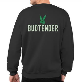 Budtender Dispensary Gear Hemp Farmer Sweatshirt Back Print - Monsterry AU