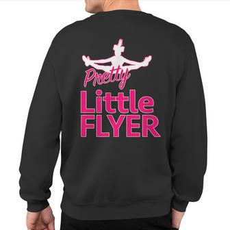 Cheerleading Pretty Little Flyer Cheer Sweatshirt Back Print - Monsterry CA